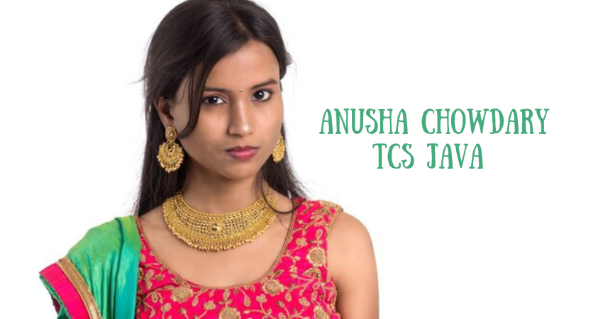 anusha chowdary tcs java 