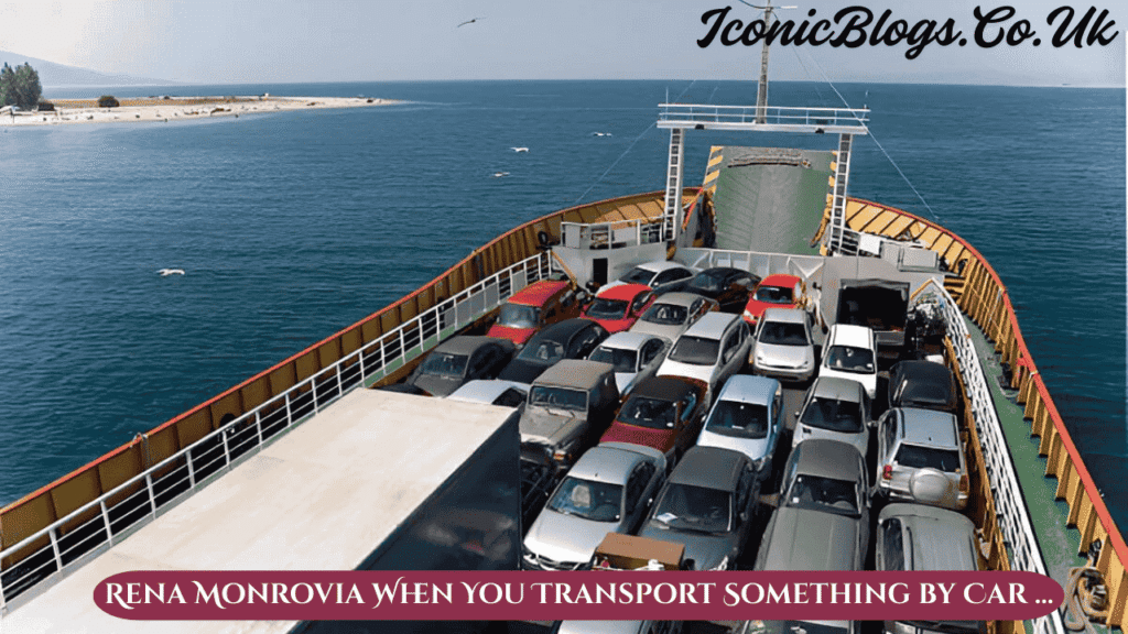 Rena Monrovia When You Transport Something by Car …