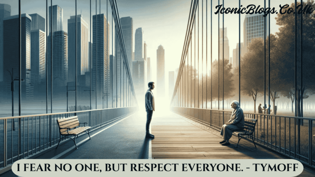 i fear no one, but respect everyone. - tymoff
