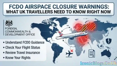 FCDO Airspace Closure Warnings