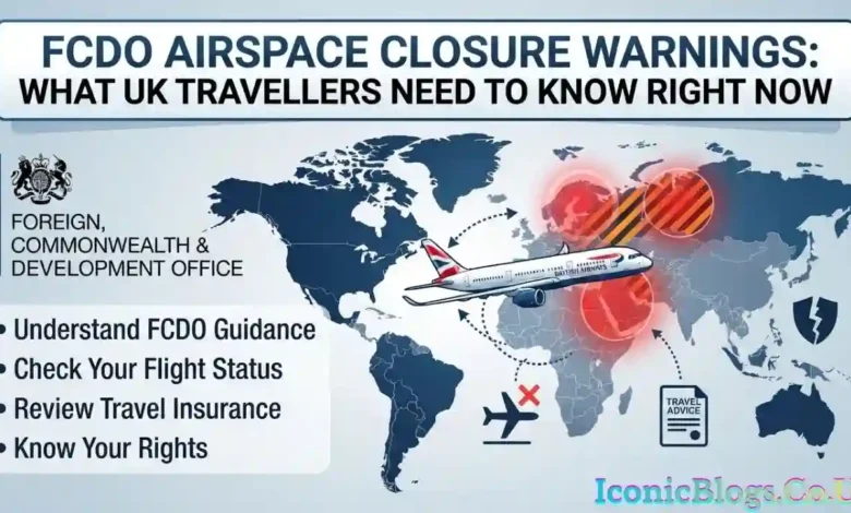 FCDO Airspace Closure Warnings