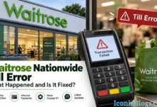 Waitrose Nationwide Till Error
